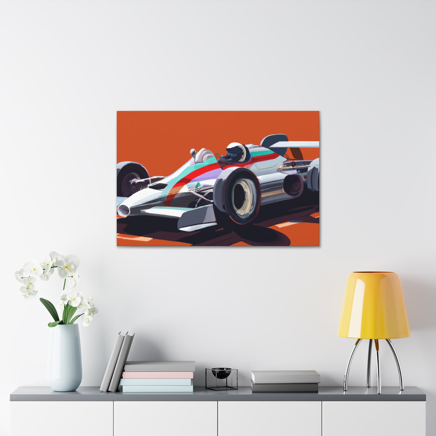 'Hotrod Harrier' - Automobile. - Canvas