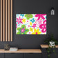 Flower Power Playtime: - Floral Canvas