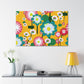 Floral Reflection - Floral Canvas
