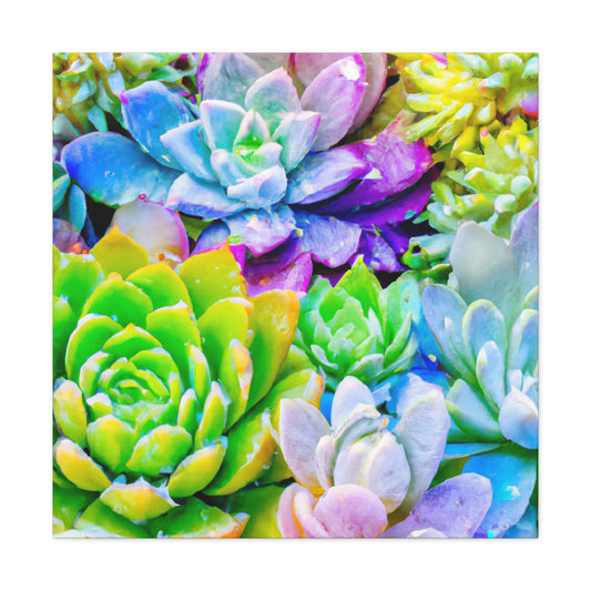 Garden of Bright Delights - Canvas - Succulent
