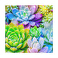Garden of Bright Delights - Canvas - Succulent