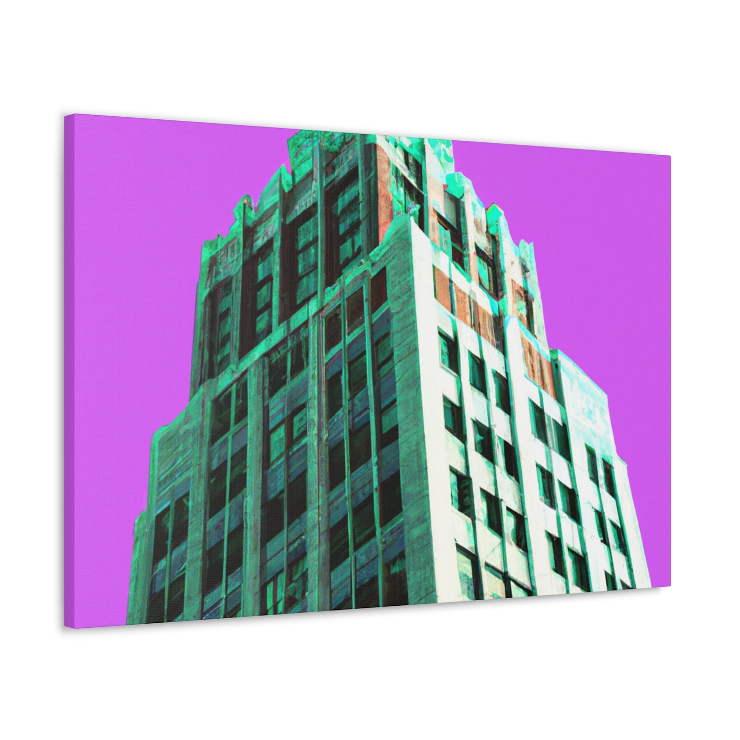 The Prism Palace: A Modern Twist on Art Deco Architecture - Canvas