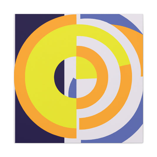 Collision of Color - Midcentury - Canvas