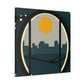 Moon Rise -  Midcentury Canvas