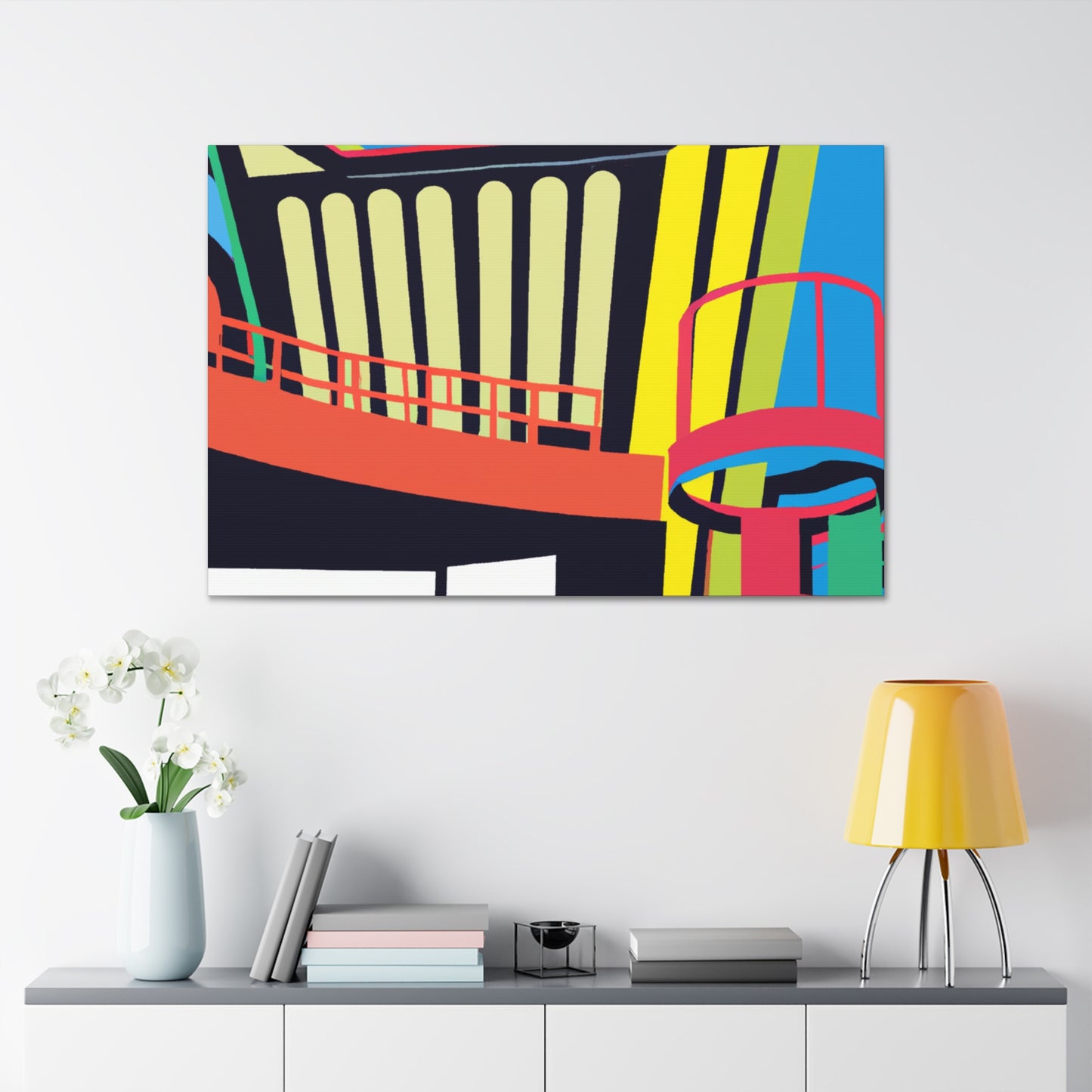 Bridge Balcony - Canvas Pop Art