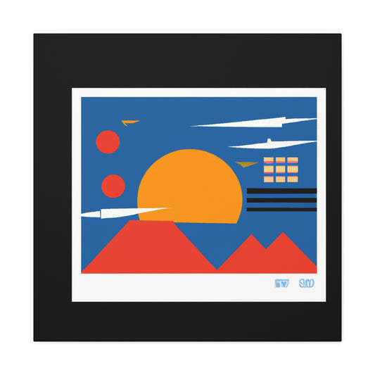 Fur-Mastodon - Midcentury Canvas