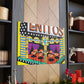 Rocket Cow Drive-In Ice Cream Parlor - Canvas Pop Art Retro Music