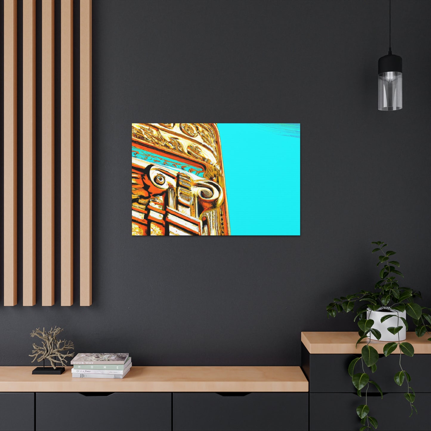 Opulent Palatial Neo-Deco - Canvas Art Deco
