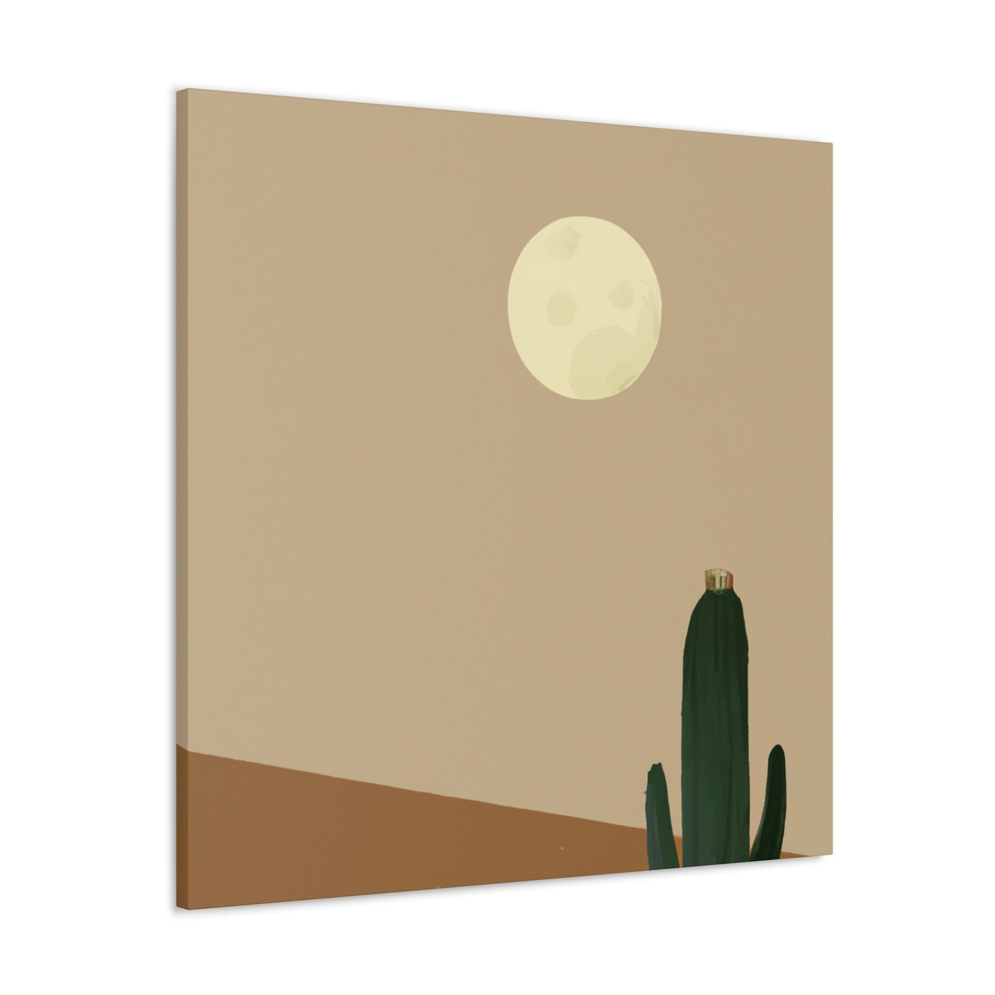 "Scalloped Elegance - Vintage Contemporary" - Desert Canvas