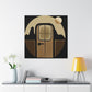 "Atomic Orbit- Midcentury" - Canvas