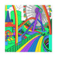 Ferris Paradise - Landscape - Amusement - Canvas