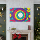 Circular Fury - Midcentury Retro Canvas
