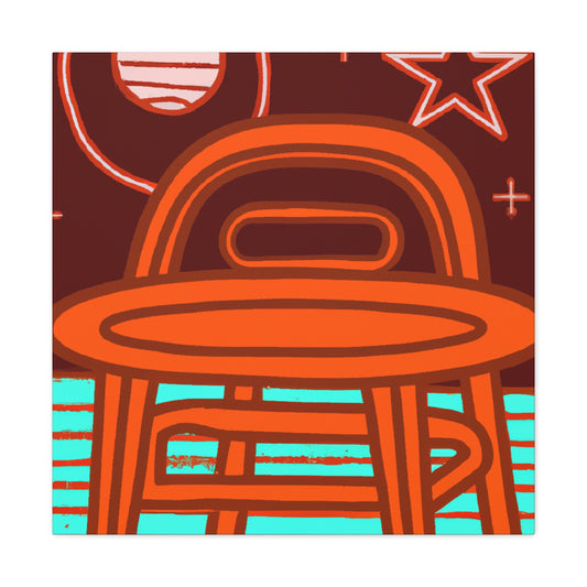Modernized Monument- Midcentury - Canvas