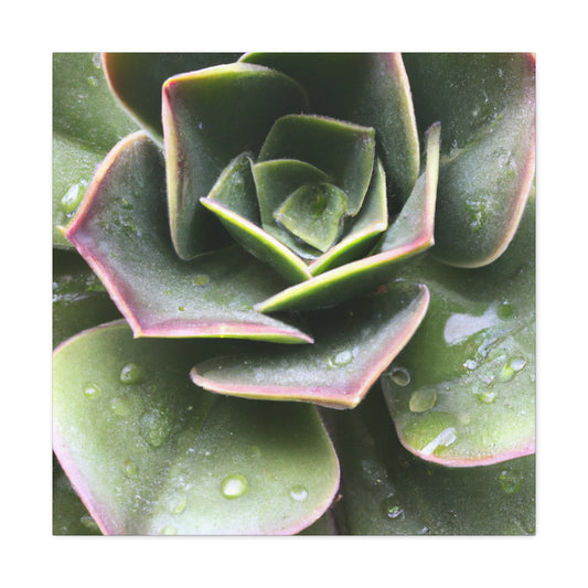 "Garden of Plenty." - Canvas - Succulent