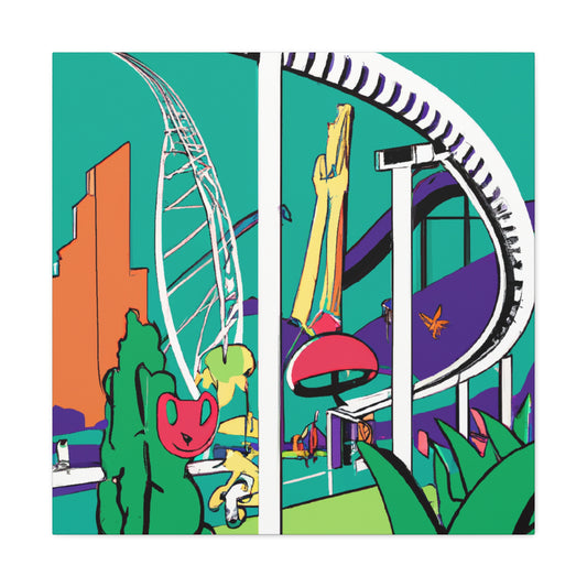 Carnival of Colors - Landscape - Amusement - Canvas