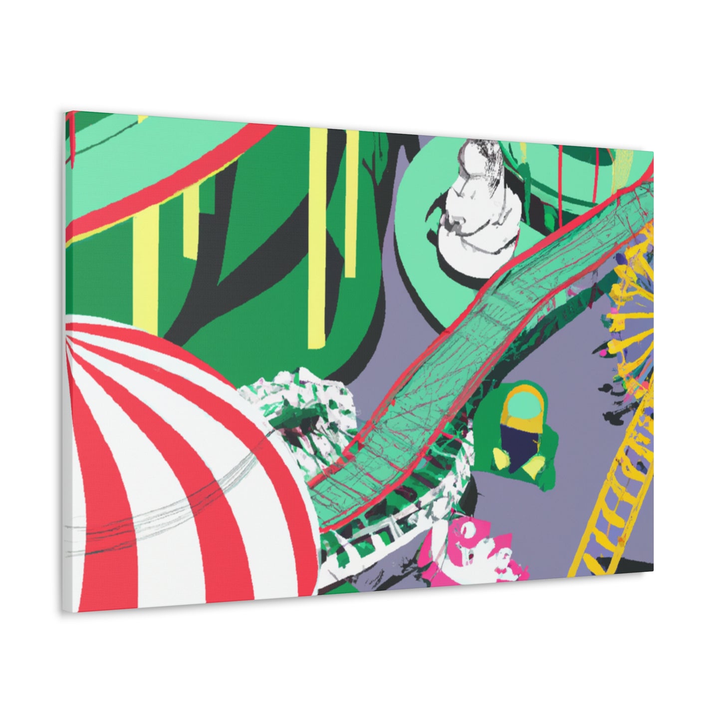 Rhino Rampage - Amusement - Canvas