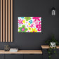 Flower Power Playtime: - Floral Canvas