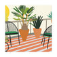 "Contrasting Comfort - Midcentury" - Canvas