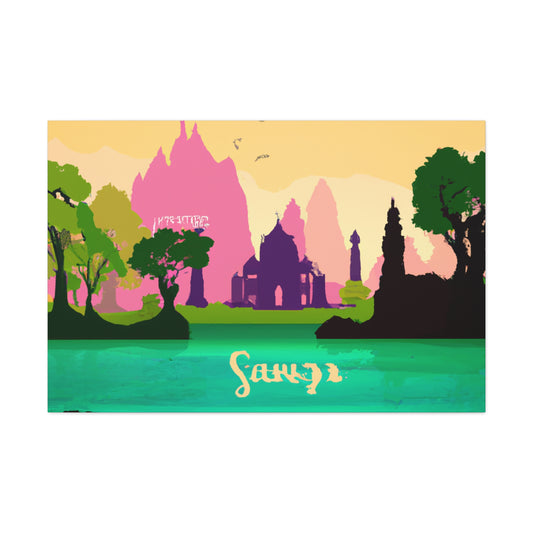Taj Mahal - Destination India - Canvas