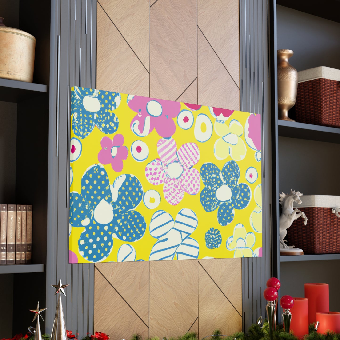 Amaranthine Blooms. - Floral Canvas