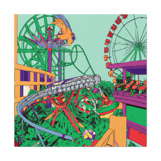 Sunshine Haven - Landscape - Amusement - Canvas