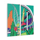 Carnival of Colors - Landscape - Amusement - Canvas