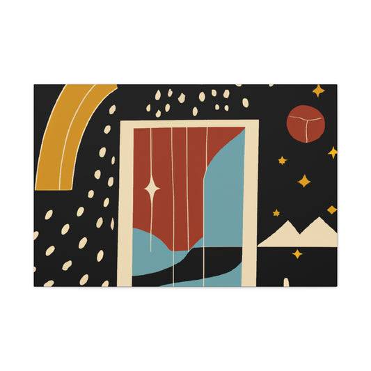 Honey Entry - Midcentury Canvas
