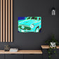 "Retro Rev-Up" - Automobile Canvas
