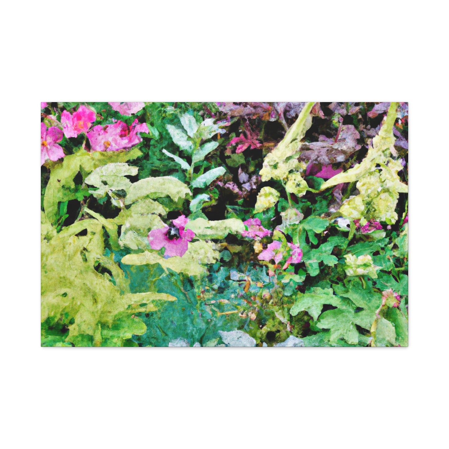 Blooming Garden Splendor. - Floral Canvas