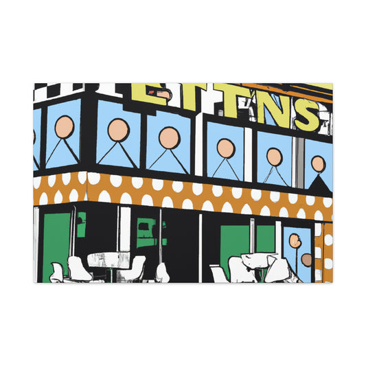 "The Rockin' 50s Drive-In" - Canvas - Pop Art
