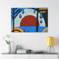 "Toned Angles- Midcentury" - Canvas