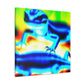 Lemonburst Lynx - Canvas - Abstract