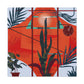 Dreamscape Vista- Midcentury - Canvas