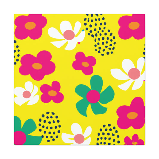 Blithely - Floral - Canvas