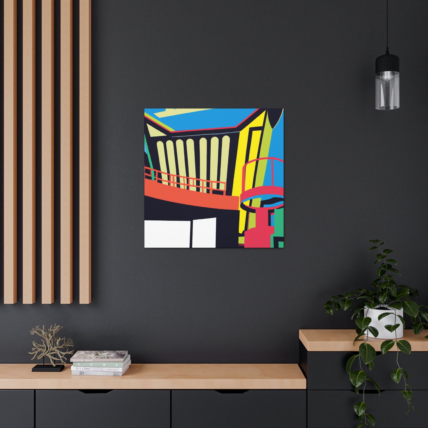 Bridge Balcony - Canvas Pop Art