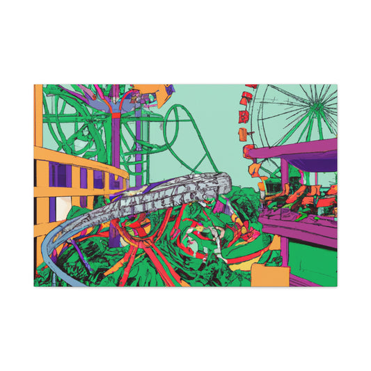 Sunshine Haven - Landscape - Amusement - Canvas