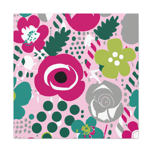 "Floral Fervor" - Floral Canvas