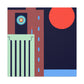 Vibrant Burst - Midcentury - Canvas