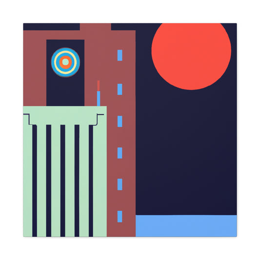 Vibrant Burst - Midcentury - Canvas