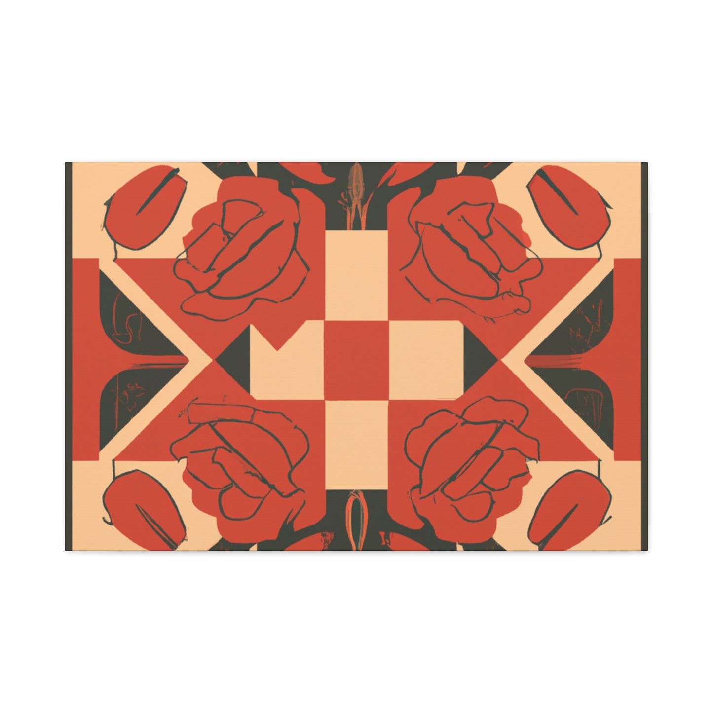 Game Of Roses - Midcentury Canvas