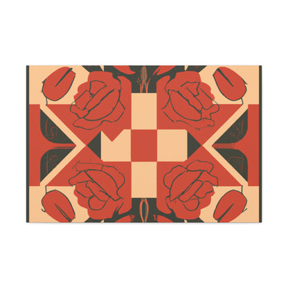 Game Of Roses - Midcentury Canvas