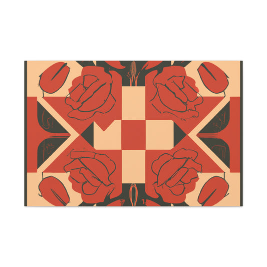 Game Of Roses - Midcentury Canvas
