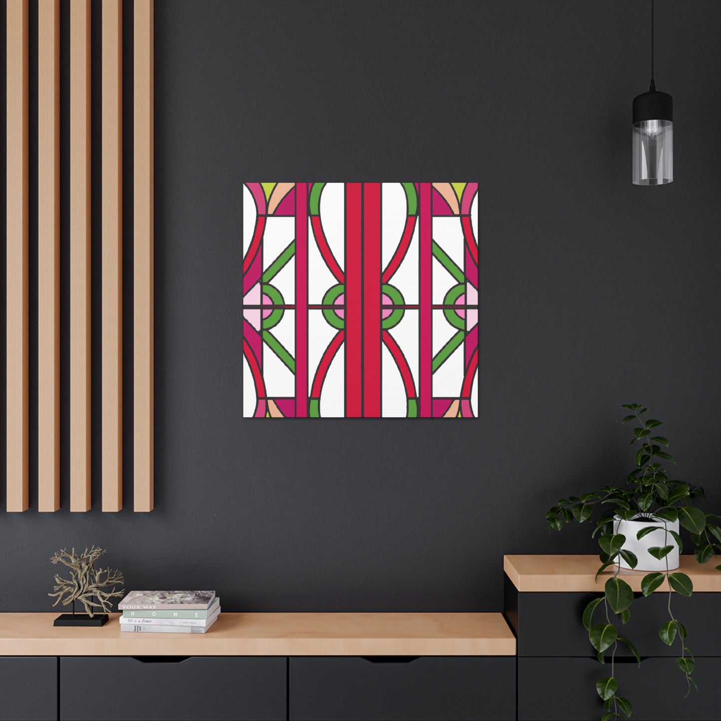 Cheerful - Glass Canvas