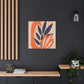 Blooming - Midcentury Floral Canvas