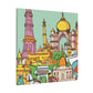Lotus Island - Destination India - Canvas