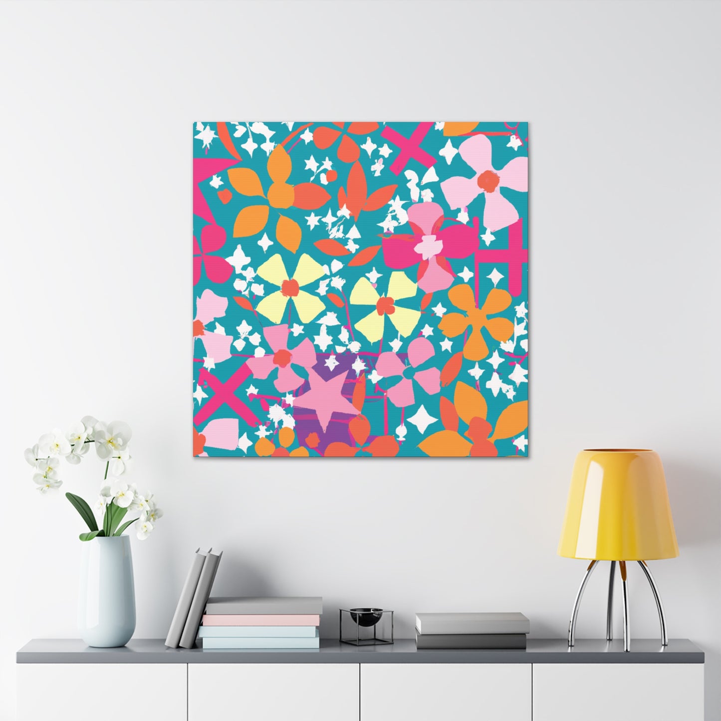 Roselle - Floral - Canvas