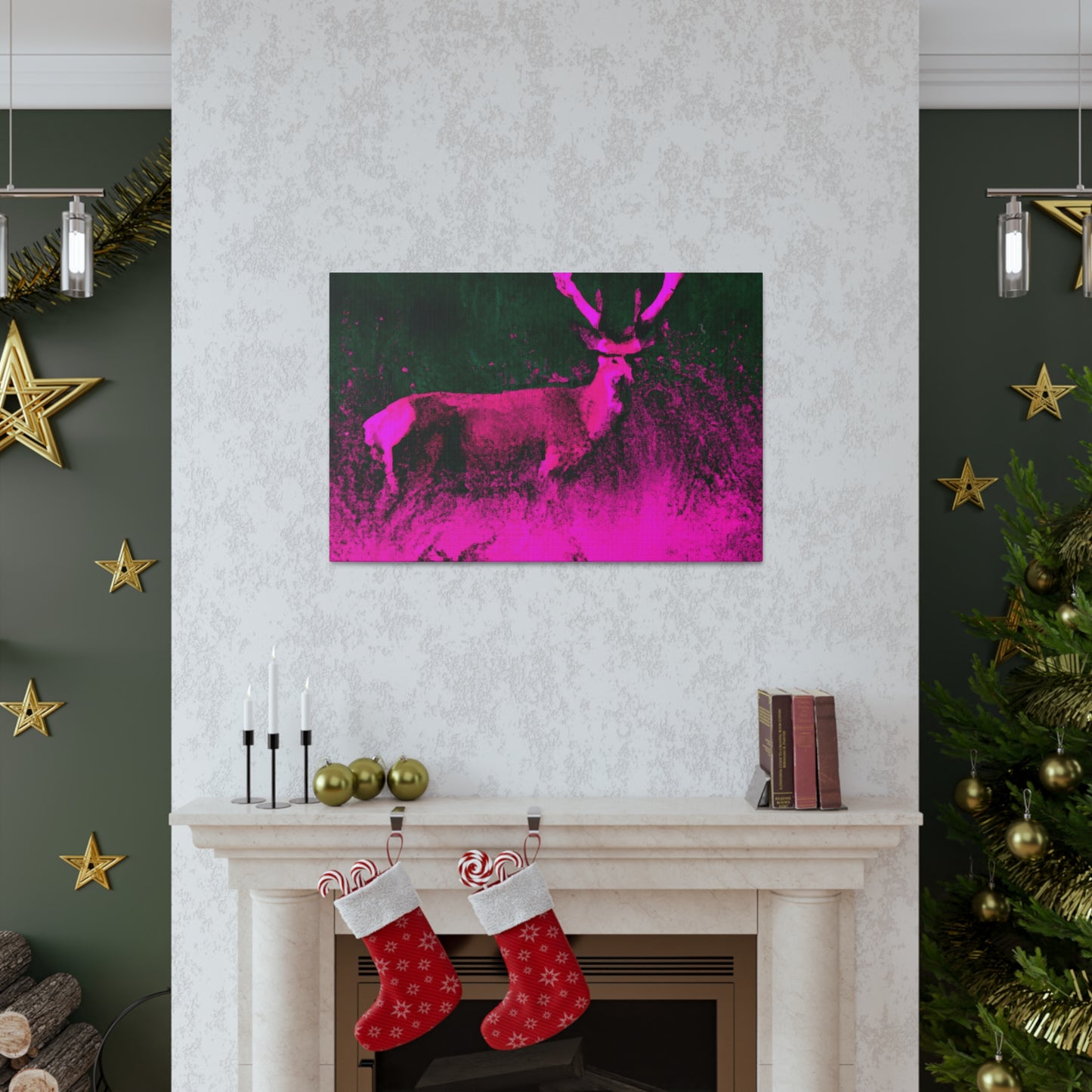 Pink Steer - Canvas - Wildlife