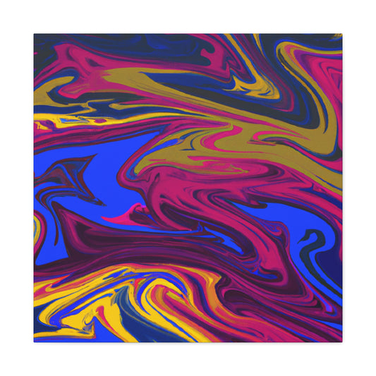 Aquabloom - Abstract - Canvas