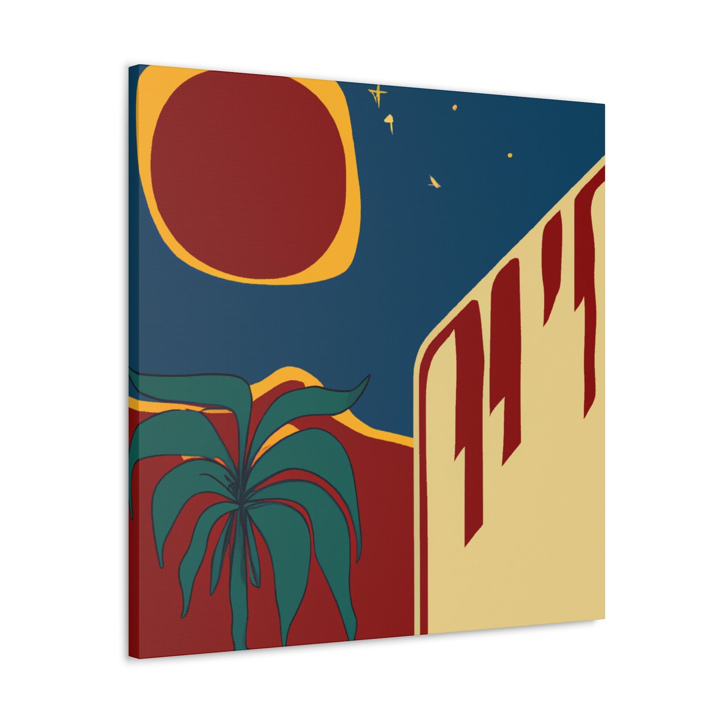 Floppy Pouncer - Midcentury Canvas