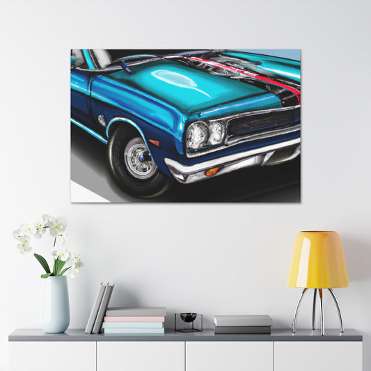 Vintage Vixen - Automobile - Canvas